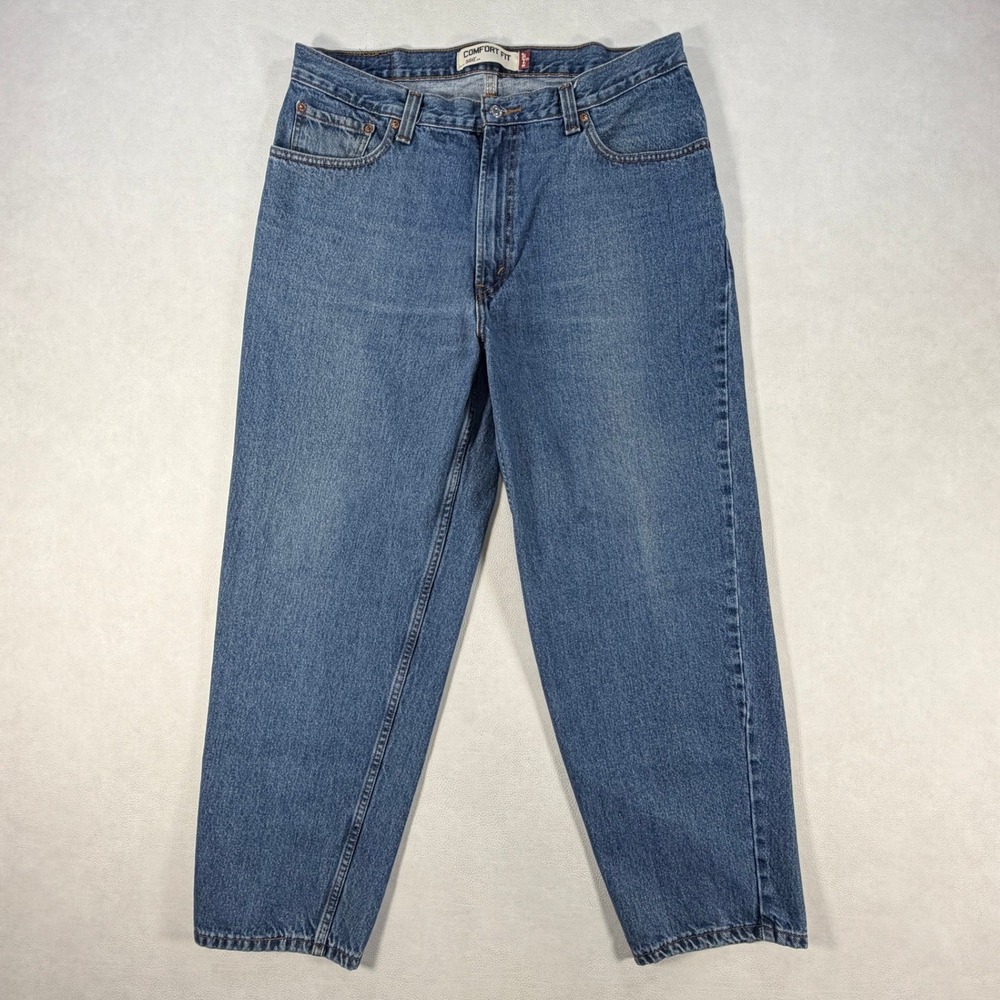 Vintage Levis 560 Comfort Fit Jeans Mens 36x29 Blue Tapered Leg Retro Y2K